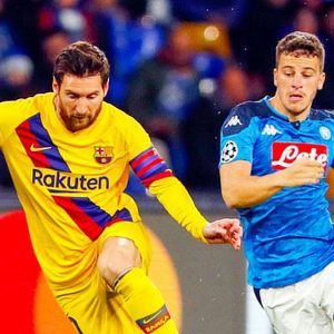 Champions: il Napoli ferma Messi, oggi Juve a Lione