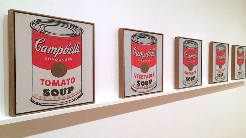 Andy Warhol le celebri Zuppe Campbells