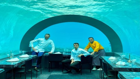 Andrea Berton cucinerà sott’acqua alle Maldive