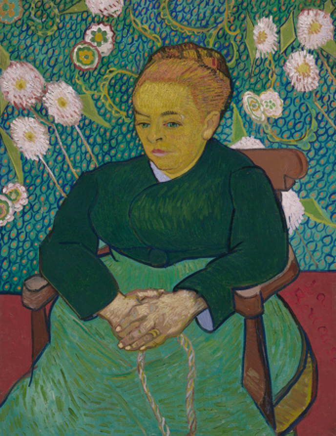 Dipinto donna seduta di Van Gogh