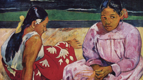 Pagine di un diario d’arte (II): Donne di Tahiti sulla spiaggia di Paul Gauguin