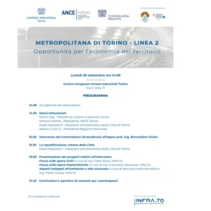 Programma evento Unione Industriali di Torino