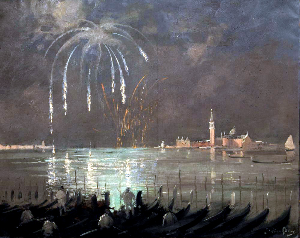 Fuochi artificio a Venezia