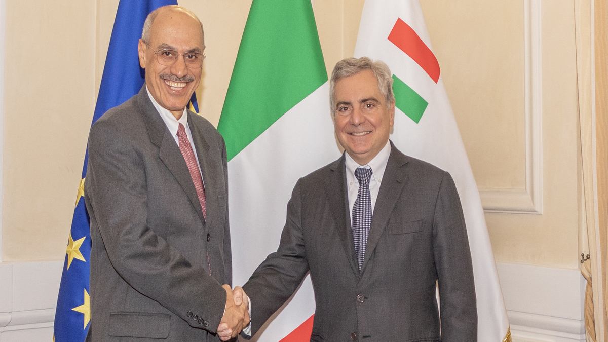 Dario Scannapieco, Amministratore Delegato di CDP, e dal Dr. Muhammad Al Jasser, Presidente del Gruppo Banca Islamica di Sviluppo