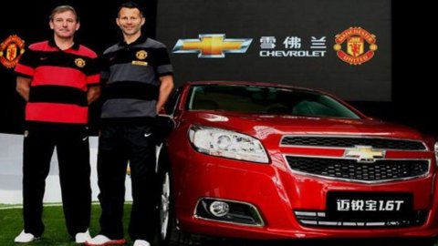 Sport e marketing: Chevrolet (General Motors) nuovo sponsor del Manchester United