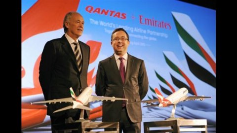 Qantas si allea con Emirates per collegare l’Australia all’Europa