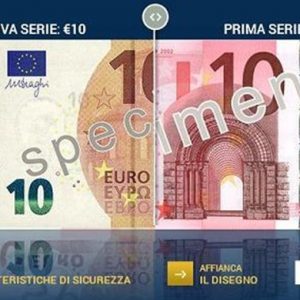 Ue: nuovo look e misure di sicurezza per la banconota da 10 euro