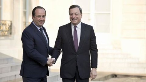 Oggi Draghi a colloquio con Hollande