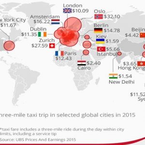 Taxi, Milano e Roma più care di Parigi