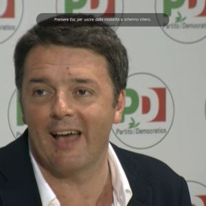 Renzi:  i killer dell’Ulivo vogliono distruggere anche il Pd